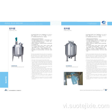 Bể phân phối chất lỏng bằng thép không gỉ